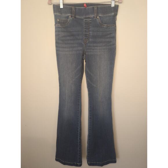 SPANX Pants - Spanx flare pull on denim jeans Sm